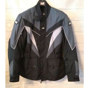 Motorcycle Jacket with Protection Pads Inserted